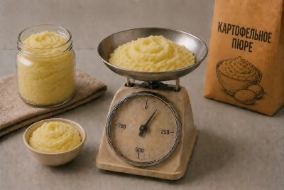 Конвертер картофельного пюре: столовые ложки в граммы